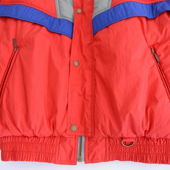 Vintage Y2K Descente Red & Grey Ski Jacket - Picture 12 of 14